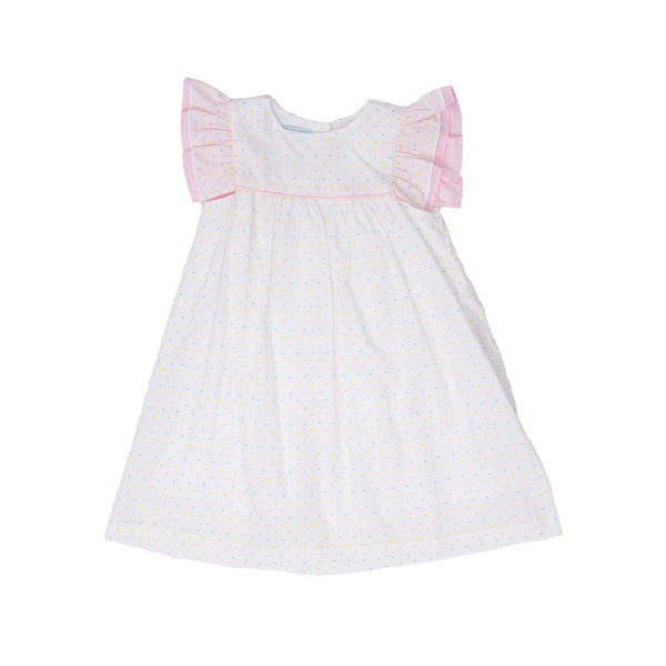 Tara Pastel Swiss Dot Dress (FINAL SALE)