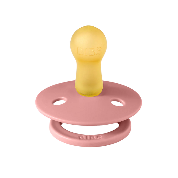 BIBS Pacifier 2 PK, Size 2 -Dusty Pink/Coral