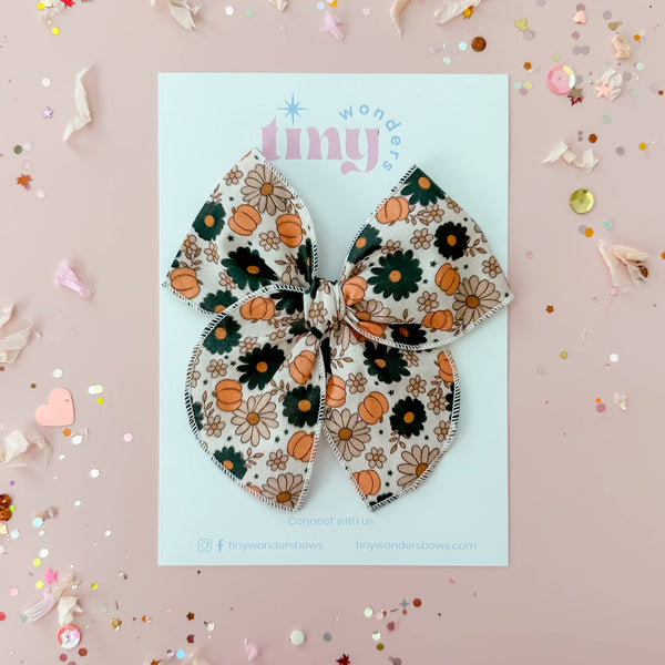 Halloween Pumpkin Floral