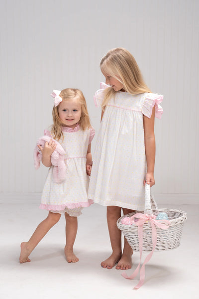 Tara Pastel Swiss Dot Dress (FINAL SALE)