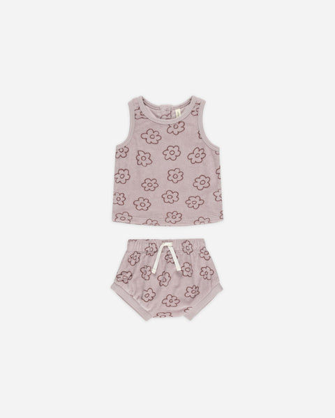 Terry Tank + Short Set || Lavender (FINAL SALE)