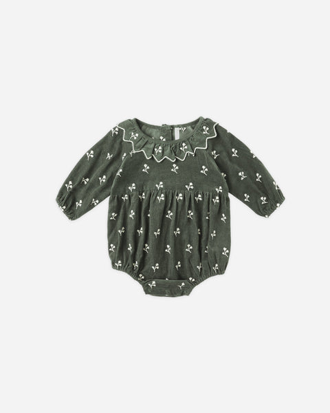 Freya Romper || Blossom Embroidery