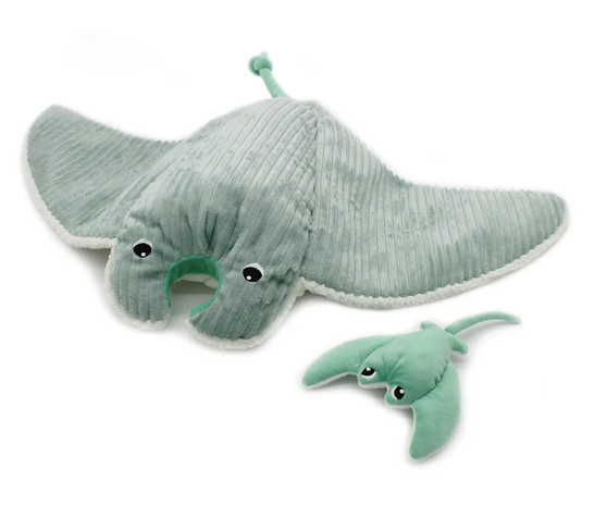 Plush Manta Ray with Baby – Cheeky Baby Boutique Rome