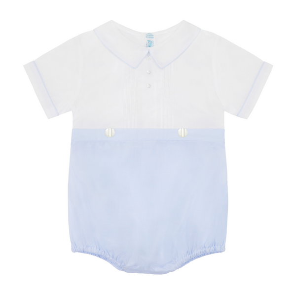Mock 2-Piece Creeper- Blue