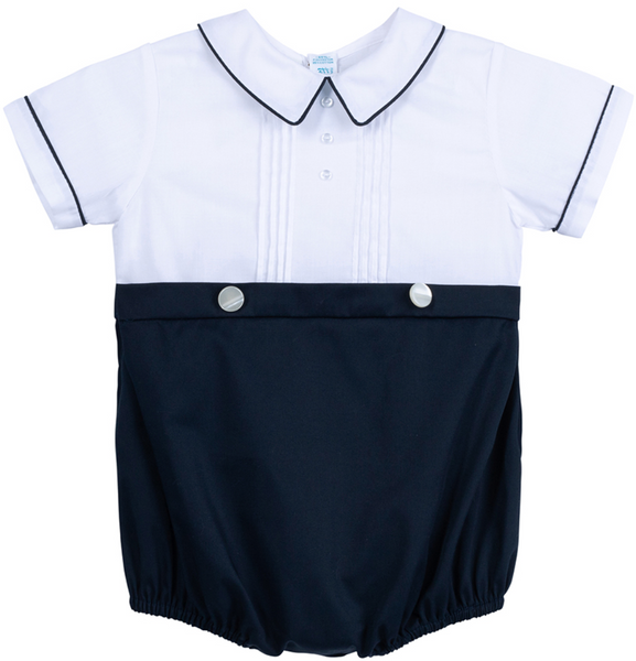 Mock 2-Piece Creeper- Navy