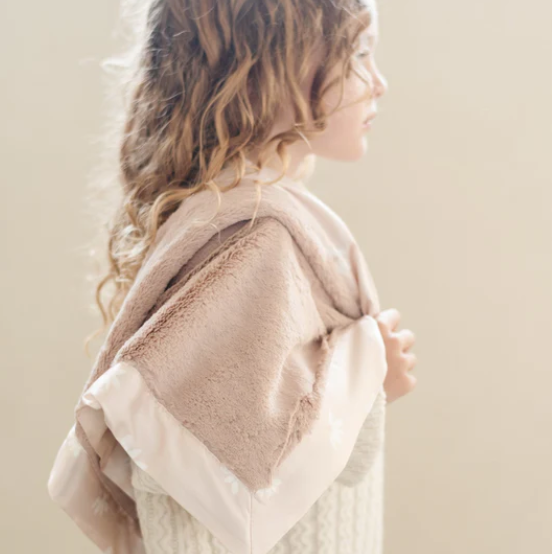 Satin Back Receiving Blanket - Daisy