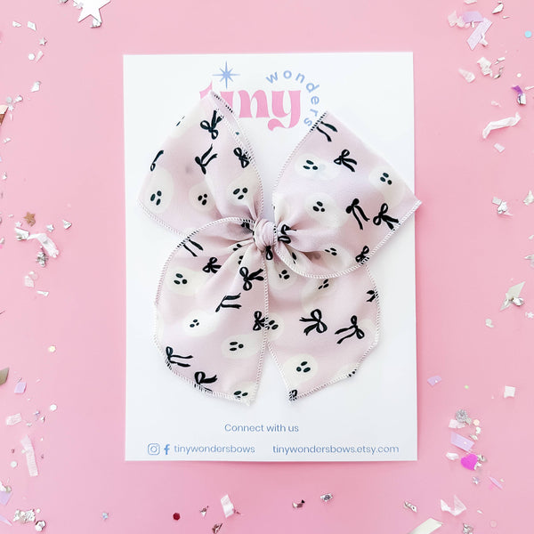 Ghosts with Coquette Bows, crepe