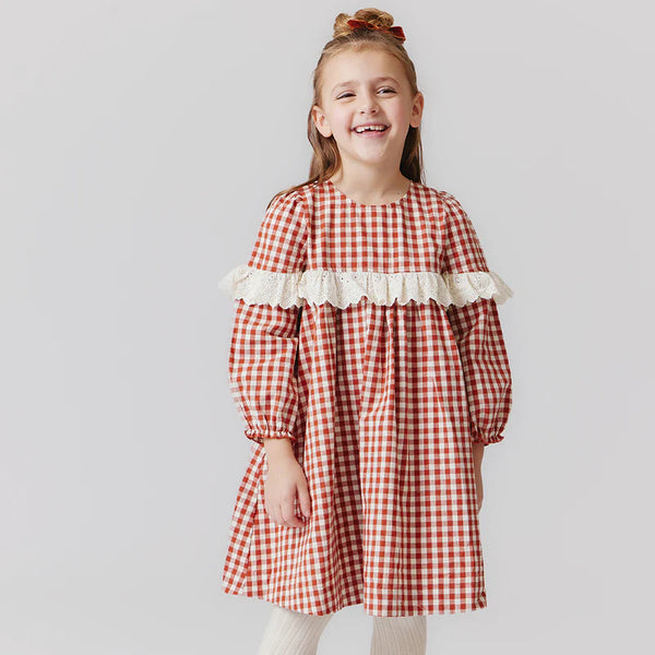 Girls Dixie Dress - Pony Gingham (FINAL SALE)