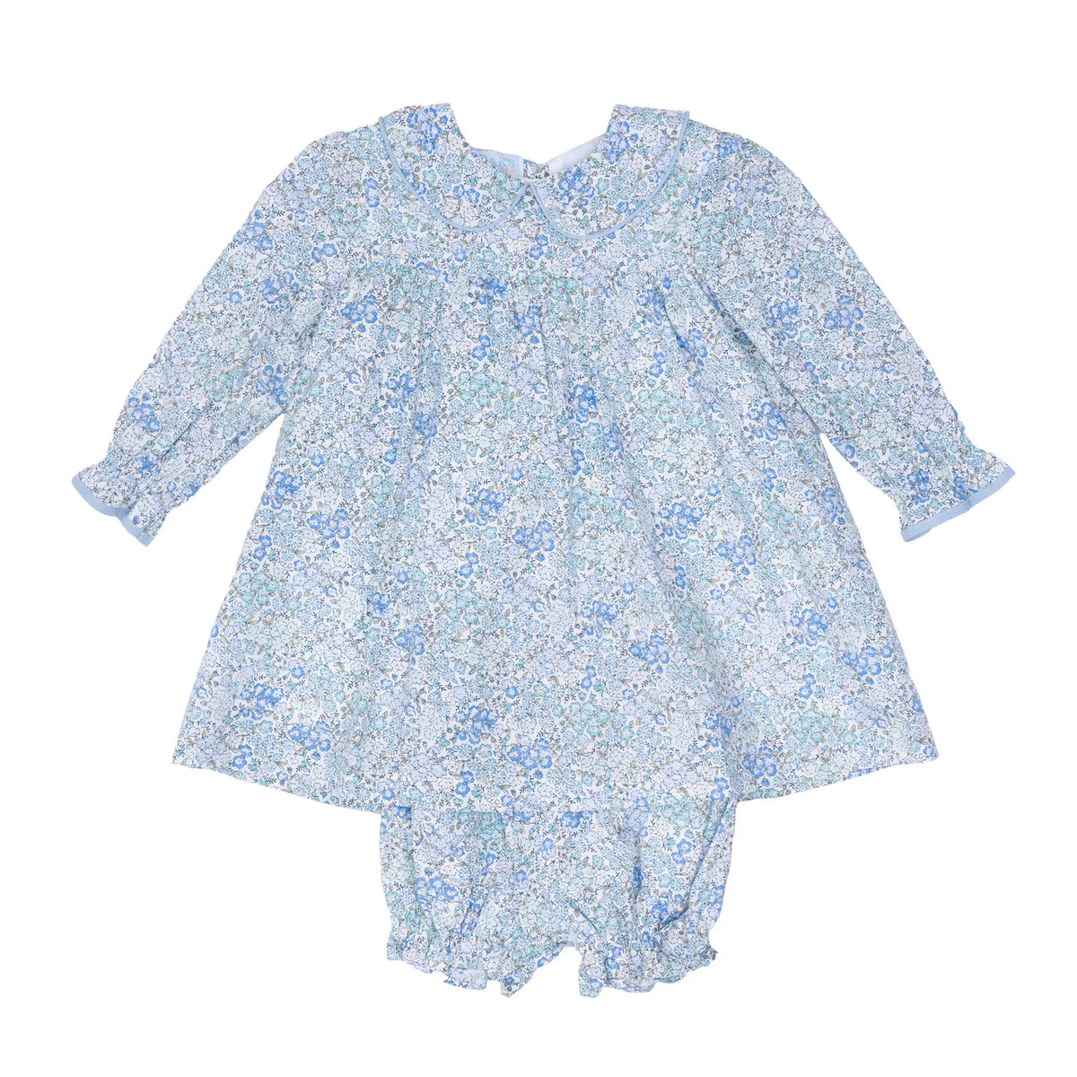 Betsy Bloomer Set- Blue Floral  Cheeky Baby Boutique Rome