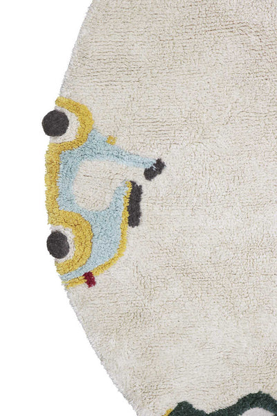 Washable rug Wheels