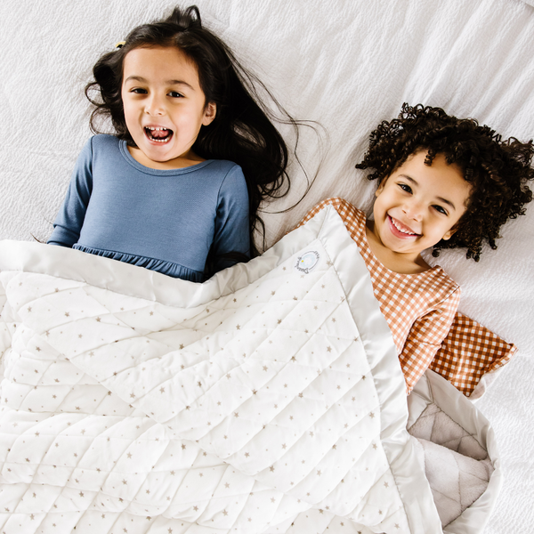 Dream Weighted Sleep Blanket for Kids & Toddlers- Grey Star