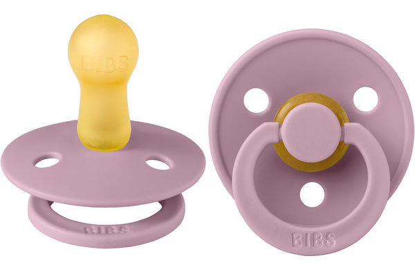 BIBS Colour Rubber 2PK Size 1- Heather