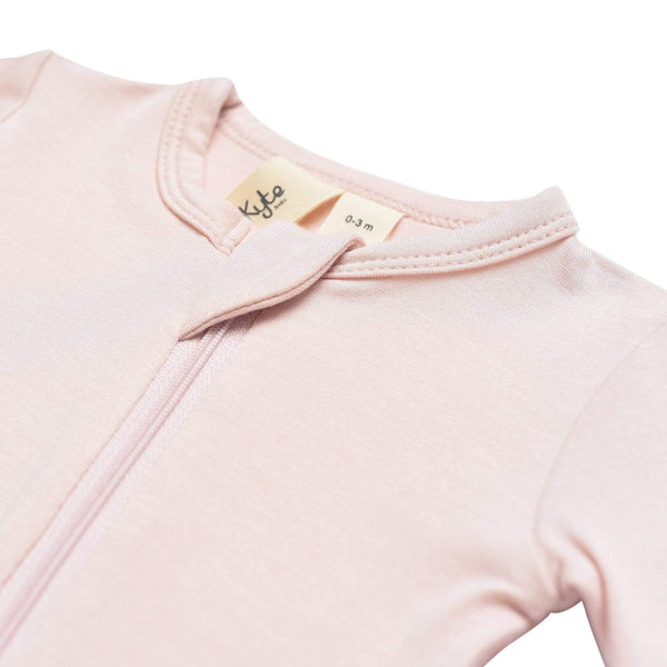 Zippered Romper in Blush