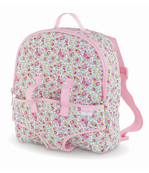 BB12" Backpack Baby Doll Carrier- Floral Print
