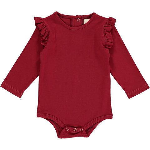 Quinn Onesie- Burgundy