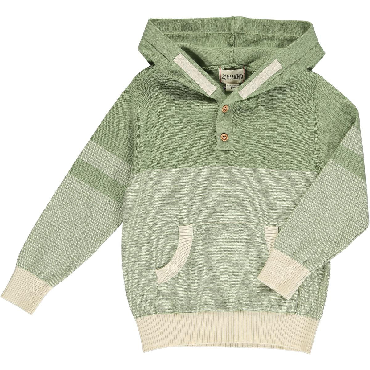 Hiker Hooded Sweater- Grey Multi