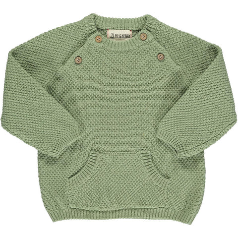 Morrison baby sweater- Sage (FINAL SALE)