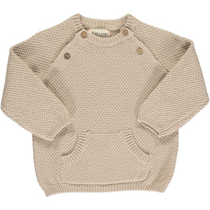 Morrison baby sweater- Cream