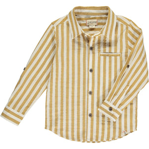 Atwood Woven shirt- Gold Stripe