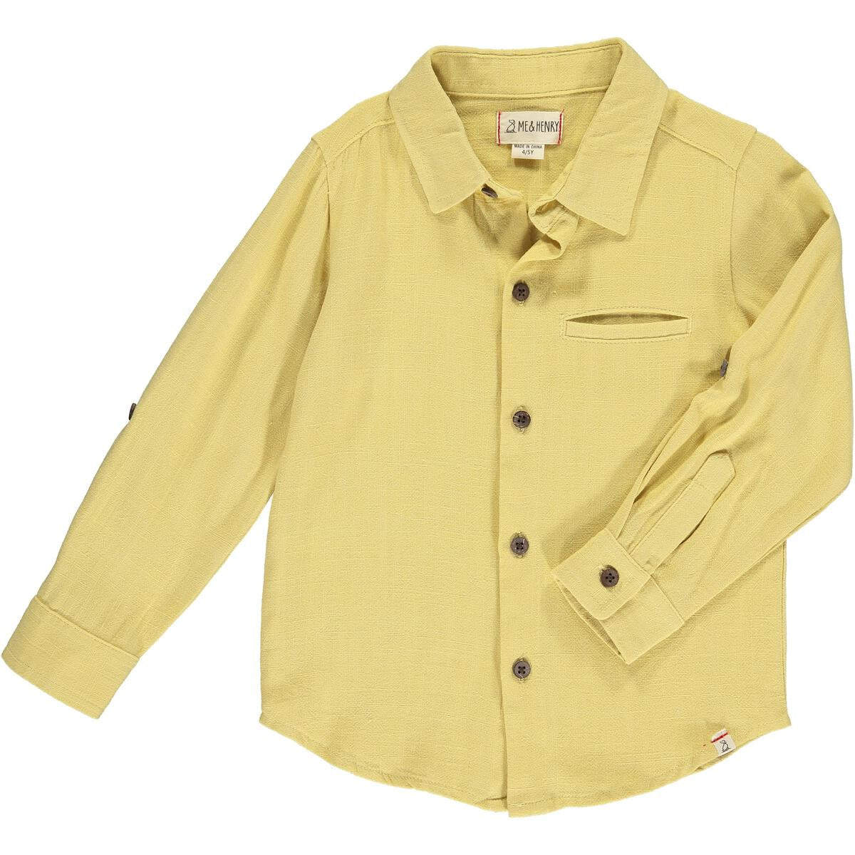 Atwood Woven shirt- Gold
