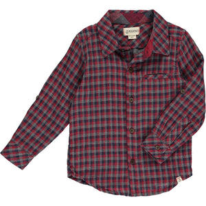 Atwood Woven shirt- Red multi Plaid (FINAL SALE)
