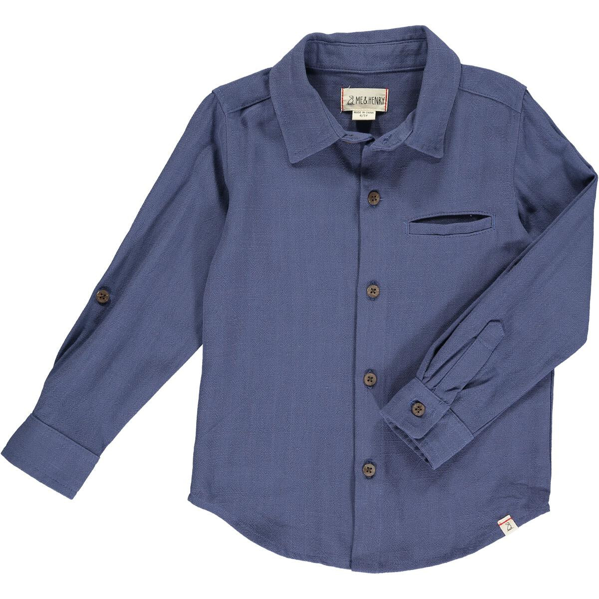 Atwood Woven shirt- Navy (FINAL SALE)