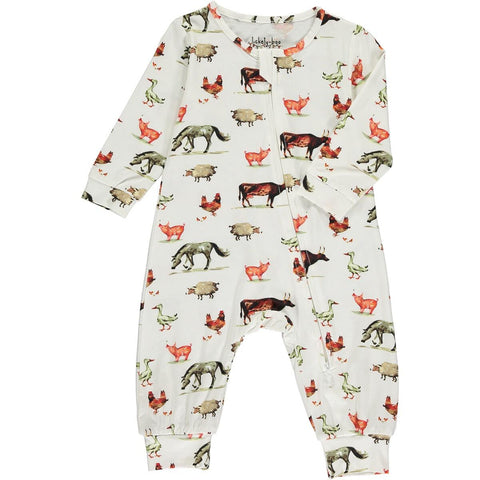 On the Farm Critters Romper