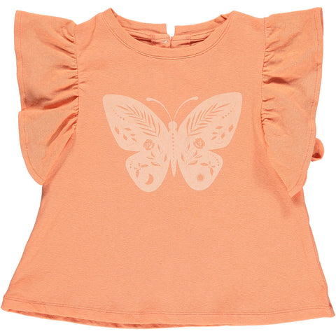 Sutton T-Shirt- Block Print Butterfly (FINAL SALE)