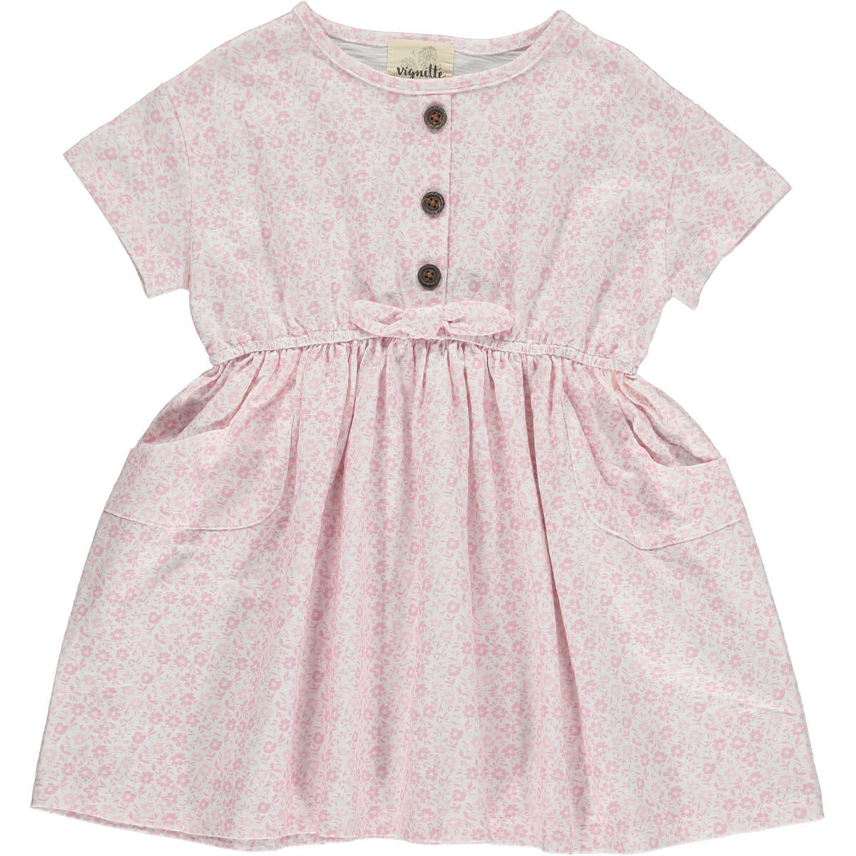 Daisy Dress - Pink Ditsy Floral