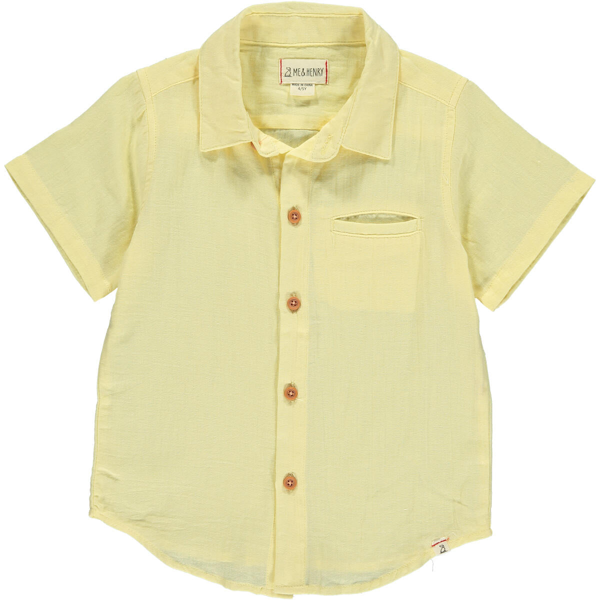 Newport- Lemon Woven Shirt