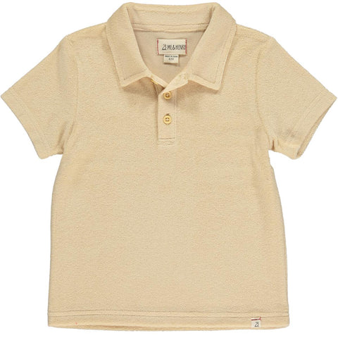 Watergate- Terry Toweling Polo Cream
