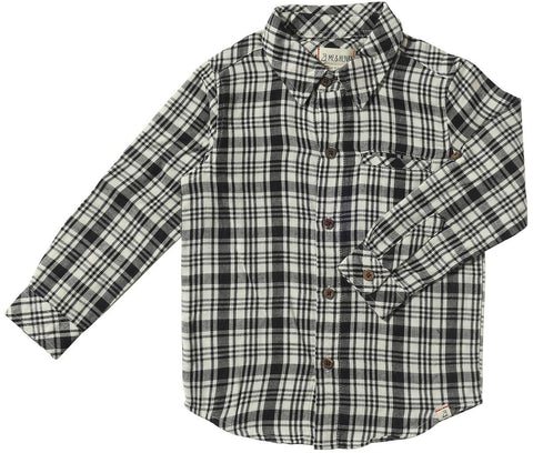 Atwood Woven Shirt - Black Plaid