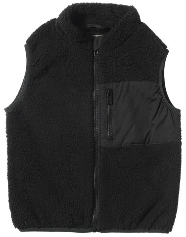 Gilt Sherpa Vest- Black