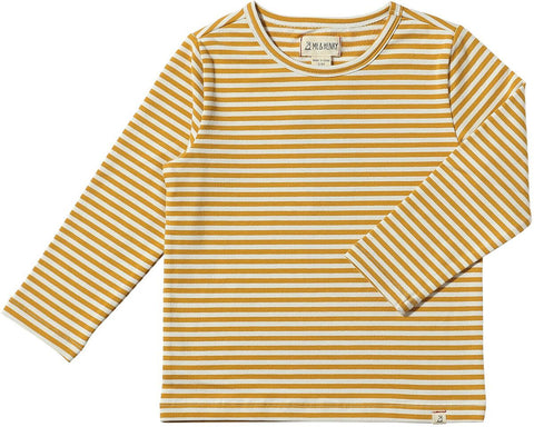 Toby Tee- Gold/White Stripe