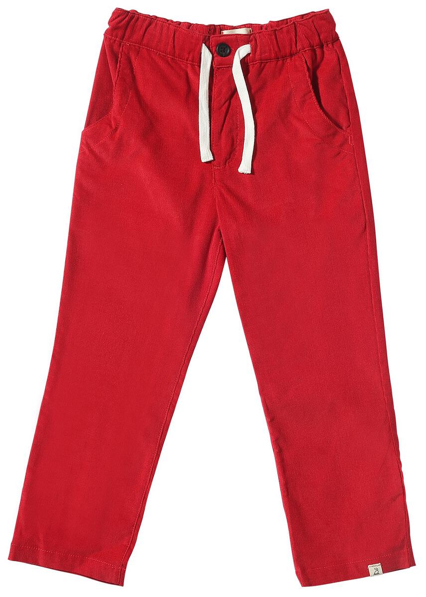 Cord Pants- Red