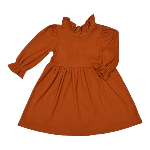 Finny Dress- Rust