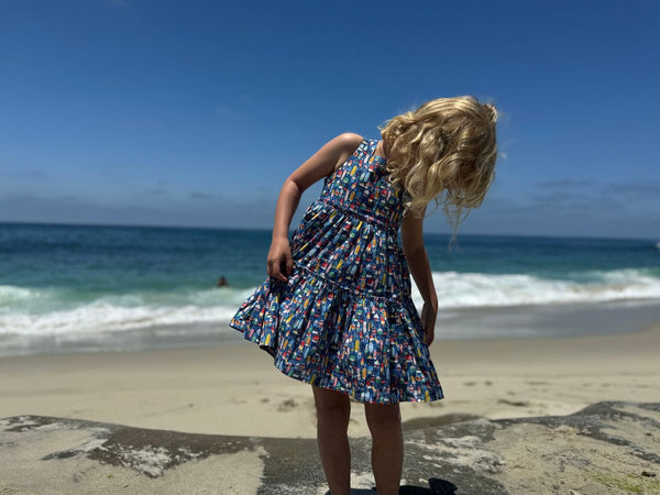 Sloane Dress- Nautical Buoys