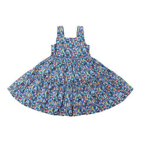 Sloane Dress- Nautical Buoys