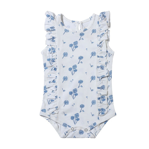 Lark Onesie- Blue Dandelion