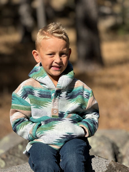 Rancho Jacket- Green Aztec