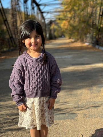 Molly Sweater- Lavender