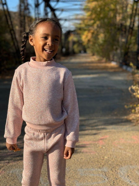 Eden Sweatshirt and Leggings- Rose