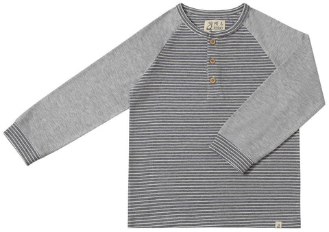 Lugoff Henley- Grey Stripe/Grey Arm