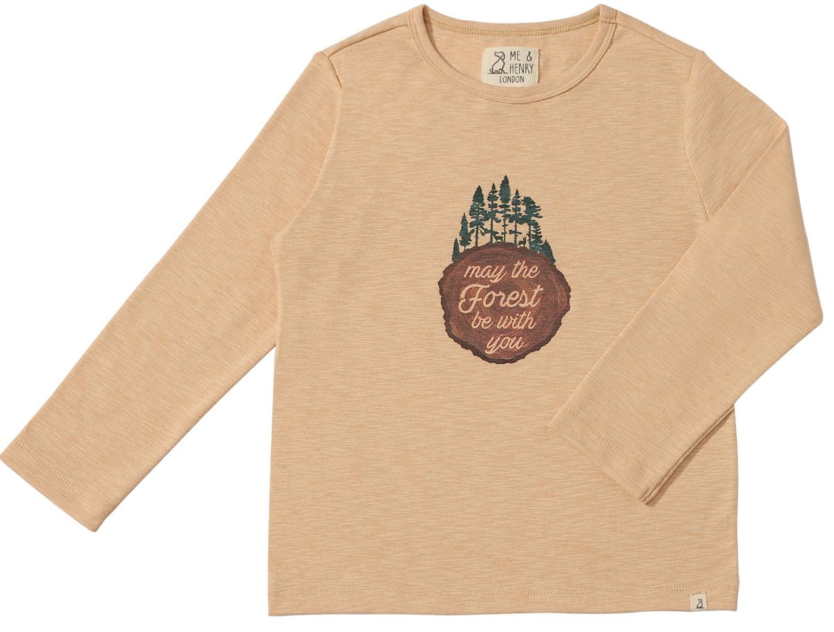 Cherokee Printed Tee- May the Forest be with you