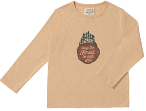 Cherokee Printed Tee- May the Forest be with you