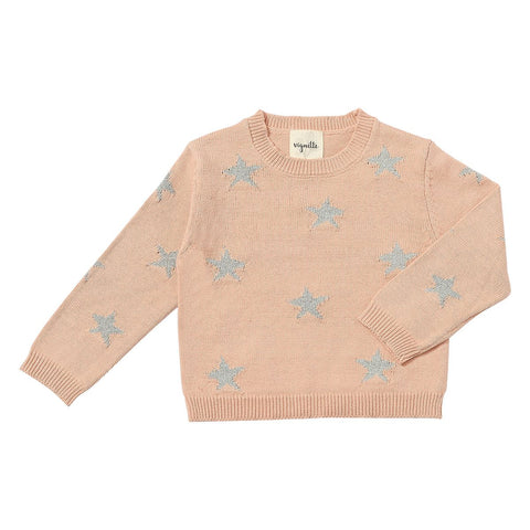 Robyn Sweater- Pink star