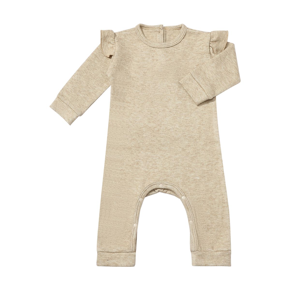 Noelle Romper -Oatmeal