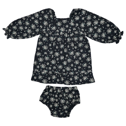 Caroline Dress- Black Floral