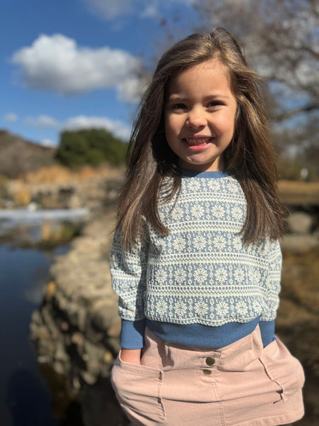 Myla Sweatshirt-Blue