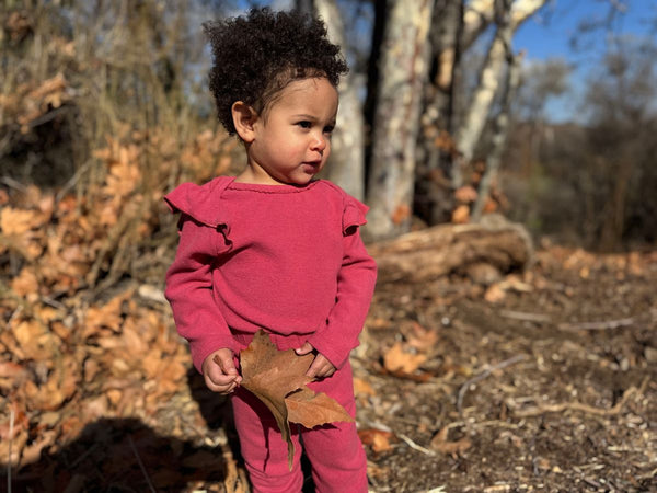 Francie Onesie and Pants- Berry